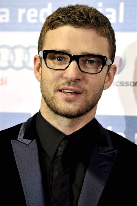 Justin Timberlake in Glasses .